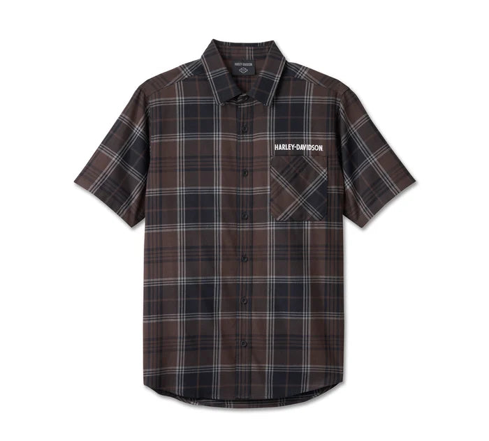 Harley-Davidson® Cowboy Rider Short Sleeve Plaid