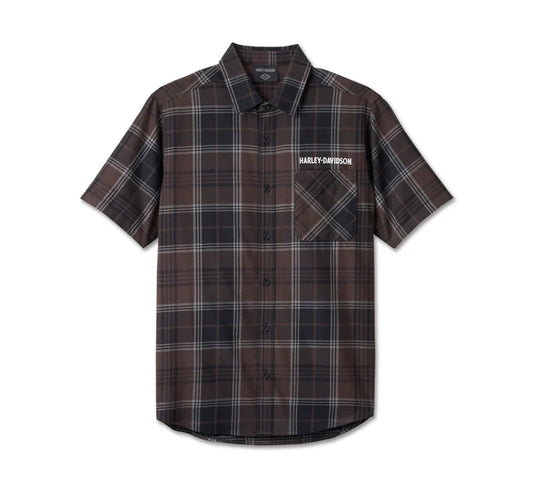 Harley-Davidson® Cowboy Rider Short Sleeve Plaid