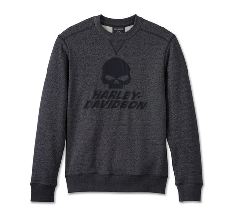 Harley-Davidson® Men's Willie G™ Skull Sweatshirt - Black Beauty