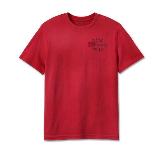 Harley-Davidson® Men's Eagle Short Sleeve Tee - Red