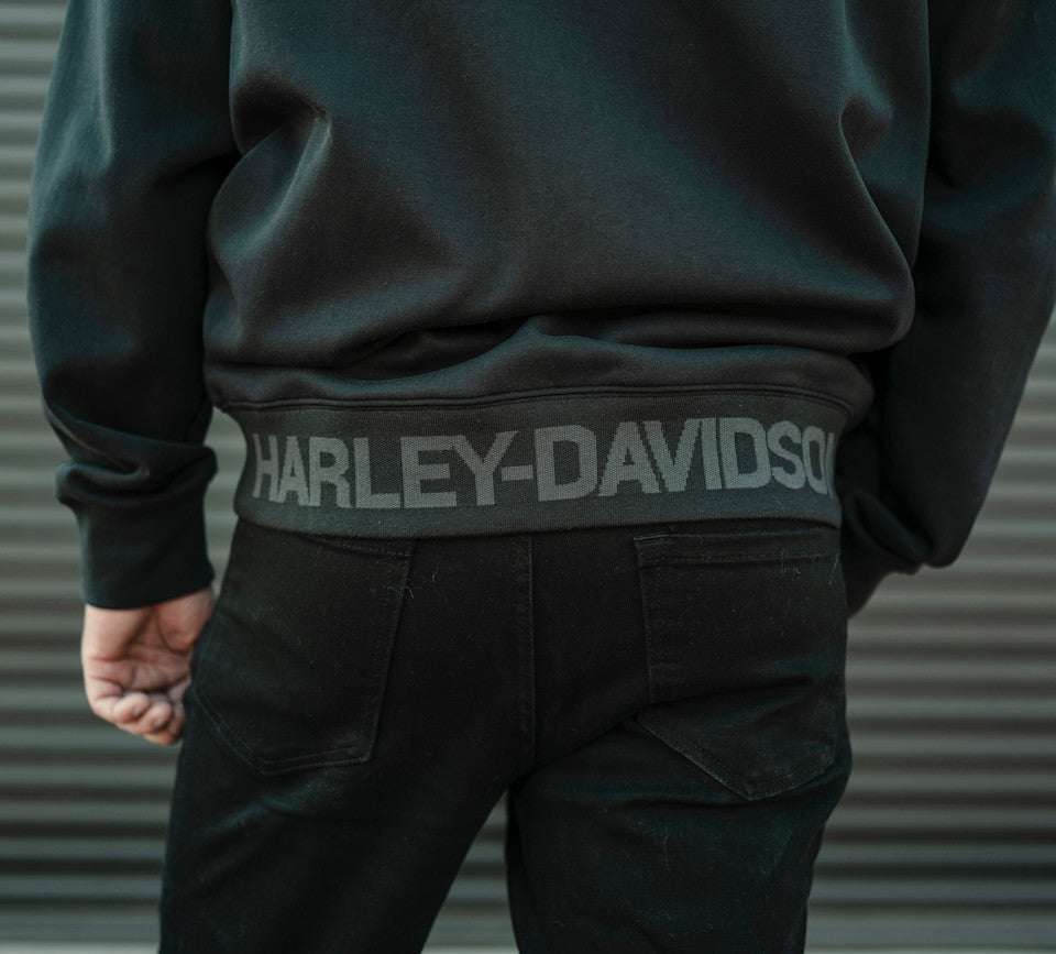 Harley-Davidson® Men's H-D® TECH Gaiter Zip Hoodie