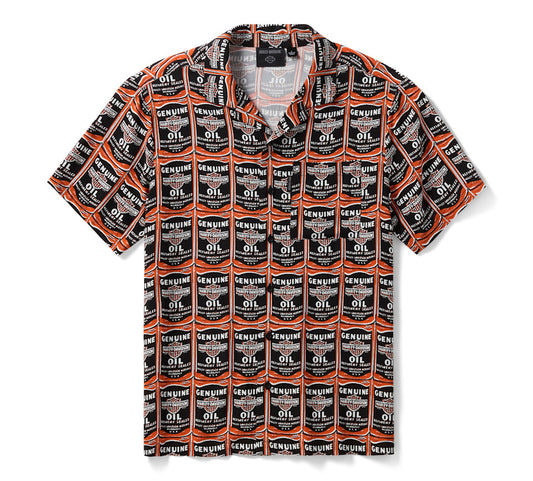 Harley-Davidson® Men's H-D® Essential Oil Can Aloha Shirt