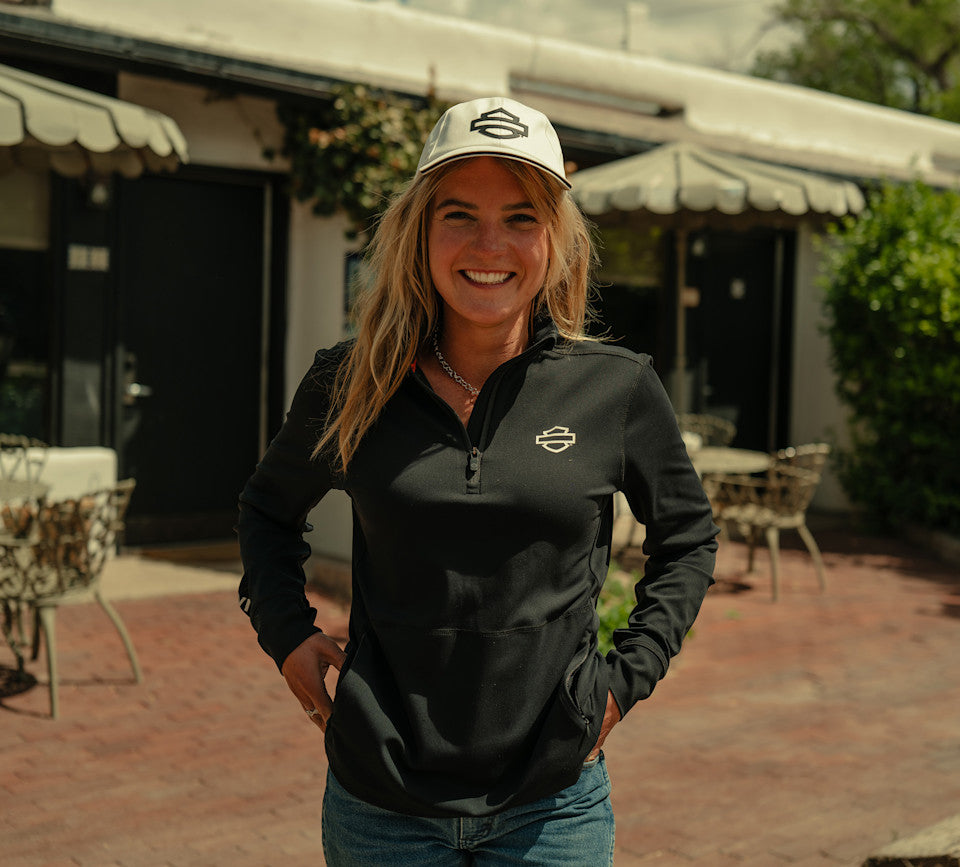 Harley-Davidson®  Women's H-D TECH 3/4 Zip Pullover