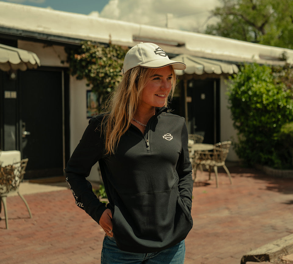Harley-Davidson®  Women's H-D TECH 3/4 Zip Pullover
