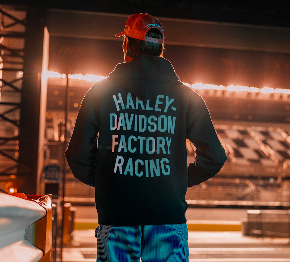 Harley-Davidson® Factory Racing Fanwear Hoodie Harley Black