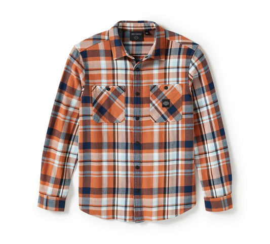 Harley-Davidson® Eagle Plaid Long Sleeve Shirt