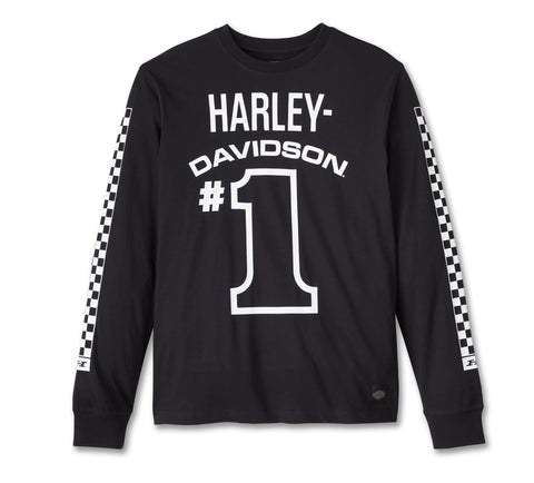 Harley-Davidson® Men's #1 Racing Long Sleeve Tee