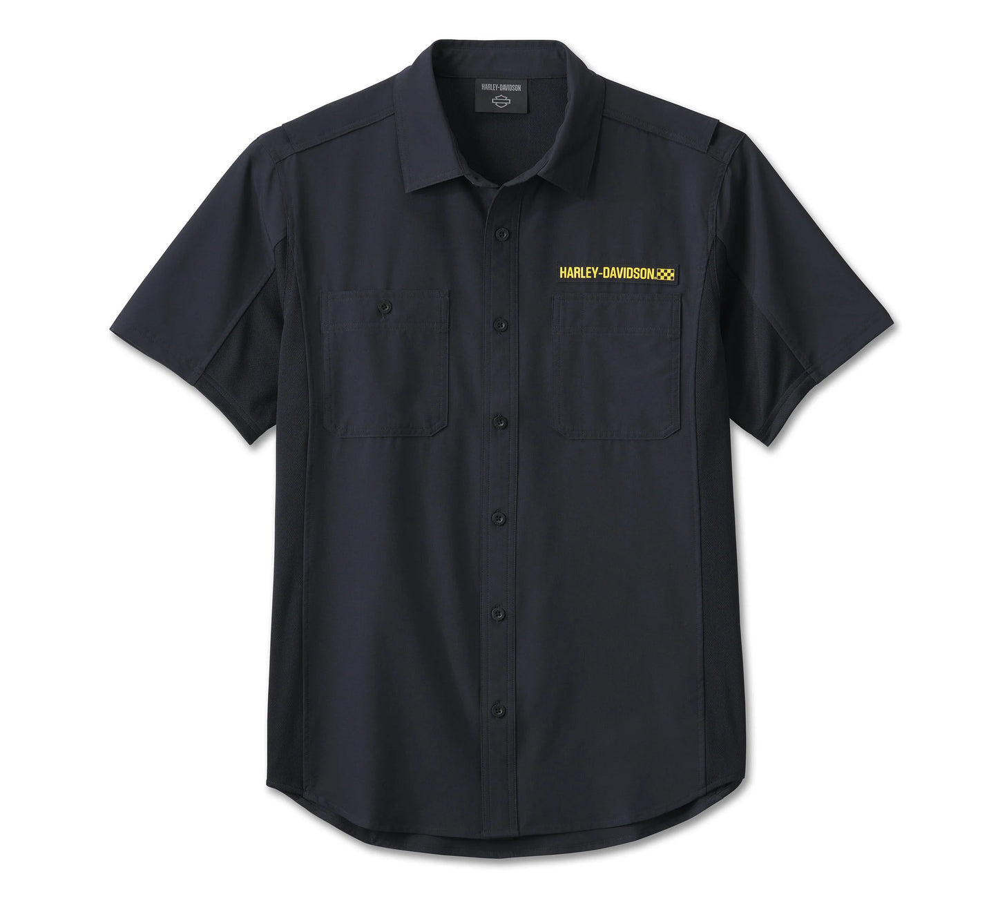 Harley-Davidson® Men's Wicked Short Sleeved Performance Shirt - Navy