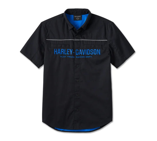 Harley-Davidson® Men's #1 Racing Performance Short Sleeve Shirt - Black