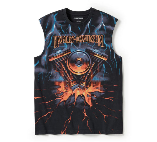 Harley-Davidson® Men's EVO Lighting Muscle Tee