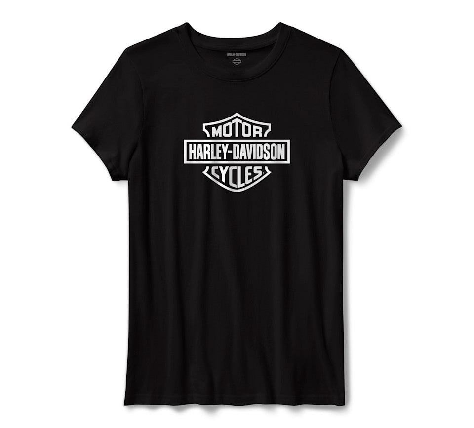 Harley-Davidson® Women's H-D Standard Bar & Shield Harley Black Tee