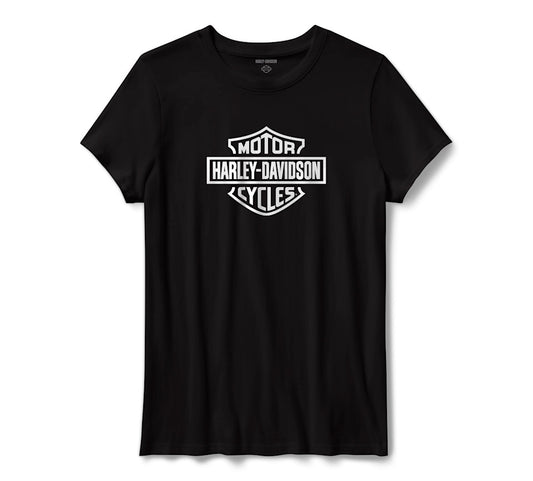 Harley-Davidson® Women's H-D Standard Bar & Shield Harley Black Tee