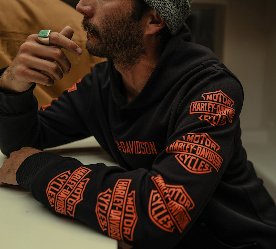 Harley-Davidson® Men's Essential Bar & Shield Pullover Hoodie