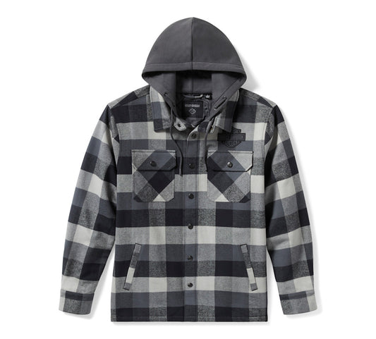 Harley-Davidson® Men's Traveler Hooded Shirt Jacket