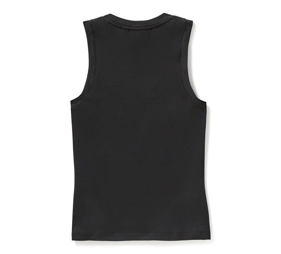 Harley-Davidson® Women's Serpent Rose Bling Ribbed Tank