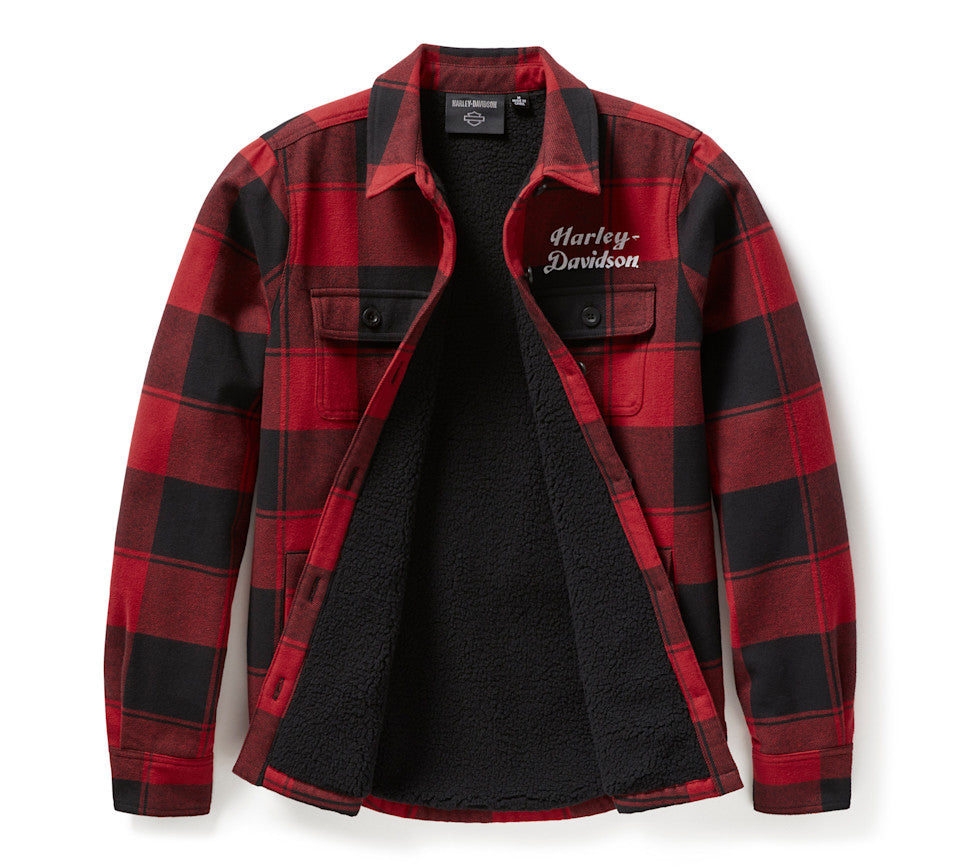 Harley-Davidson® Women's Buffalo Shirt Jacket (Sherpa Lined)