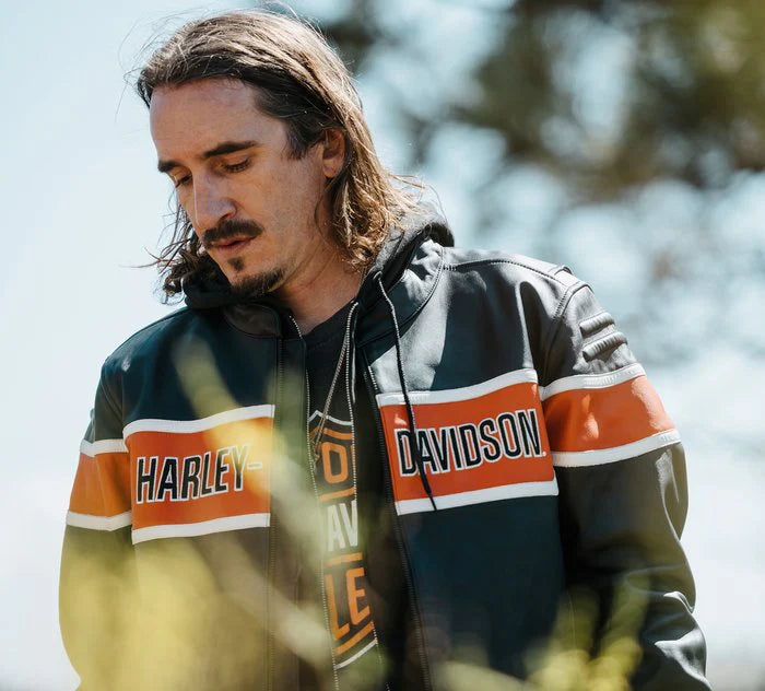 Harley-Davidson® Men's Trenton Leather Riding Jacket