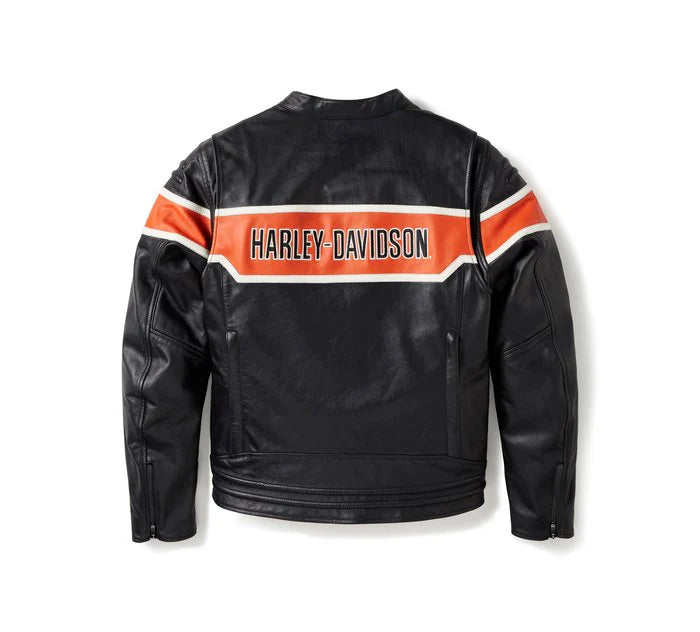 Harley-Davidson® Men's Trenton Leather Riding Jacket