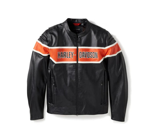 Harley-Davidson® Men's Trenton Leather Riding Jacket