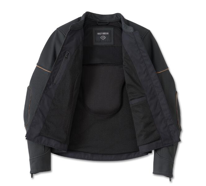 Harley-Davidson® Women's Merit Perforated Leather Riding Jacket