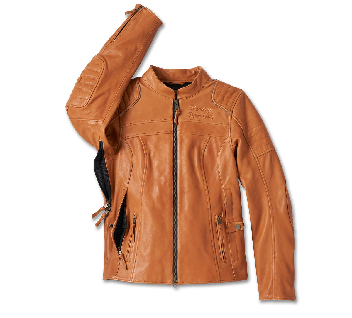 Harley-Davidson® Women's Pursuit Triple Vent System Leather Jacket Harley-Davidson® Women's Pursuit Triple Vent System Leather Jacket