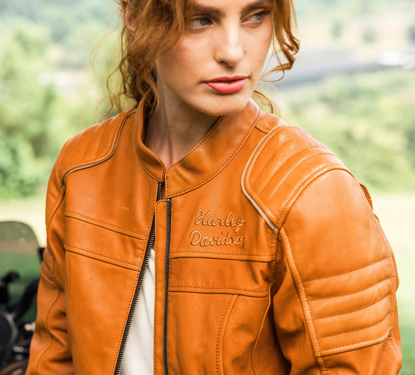 Harley-Davidson® Women's Pursuit Triple Vent System Leather Jacket