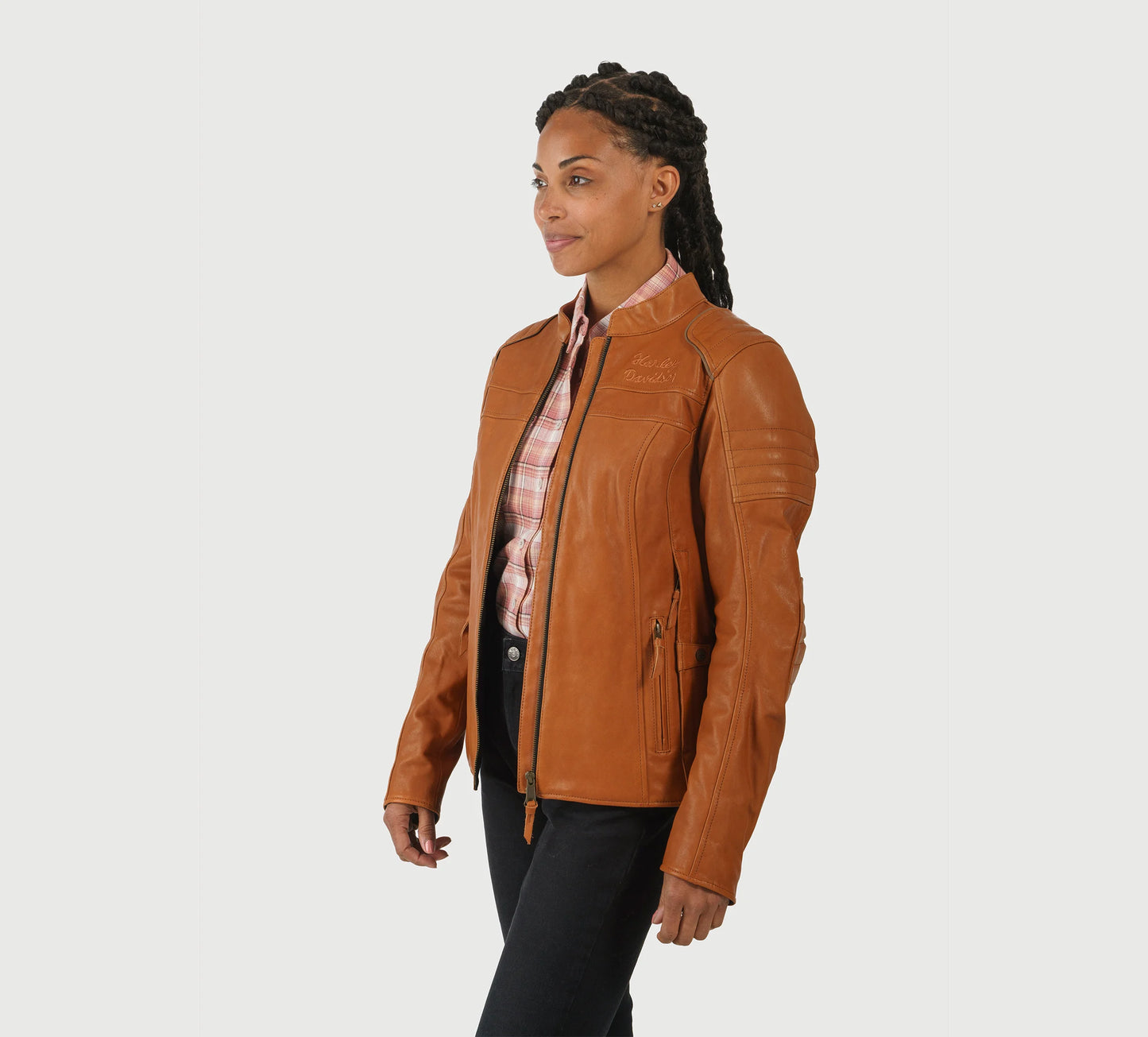 Harley-Davidson® Women's Pursuit Triple Vent System Leather Jacket