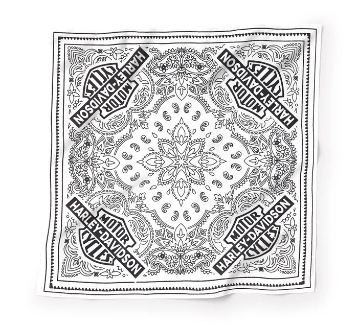 Harley-Davidson® Bar & Shield Classic Bandana Cloud Dancer
