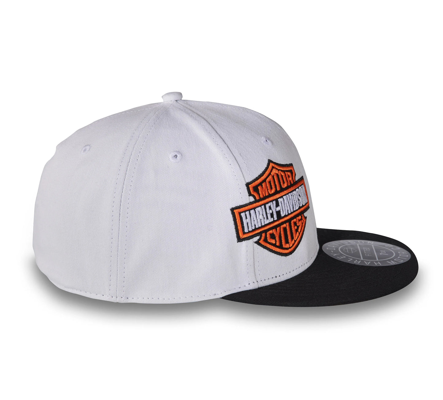 Harley-Davidson® Highside Fitted Cap - Bright White