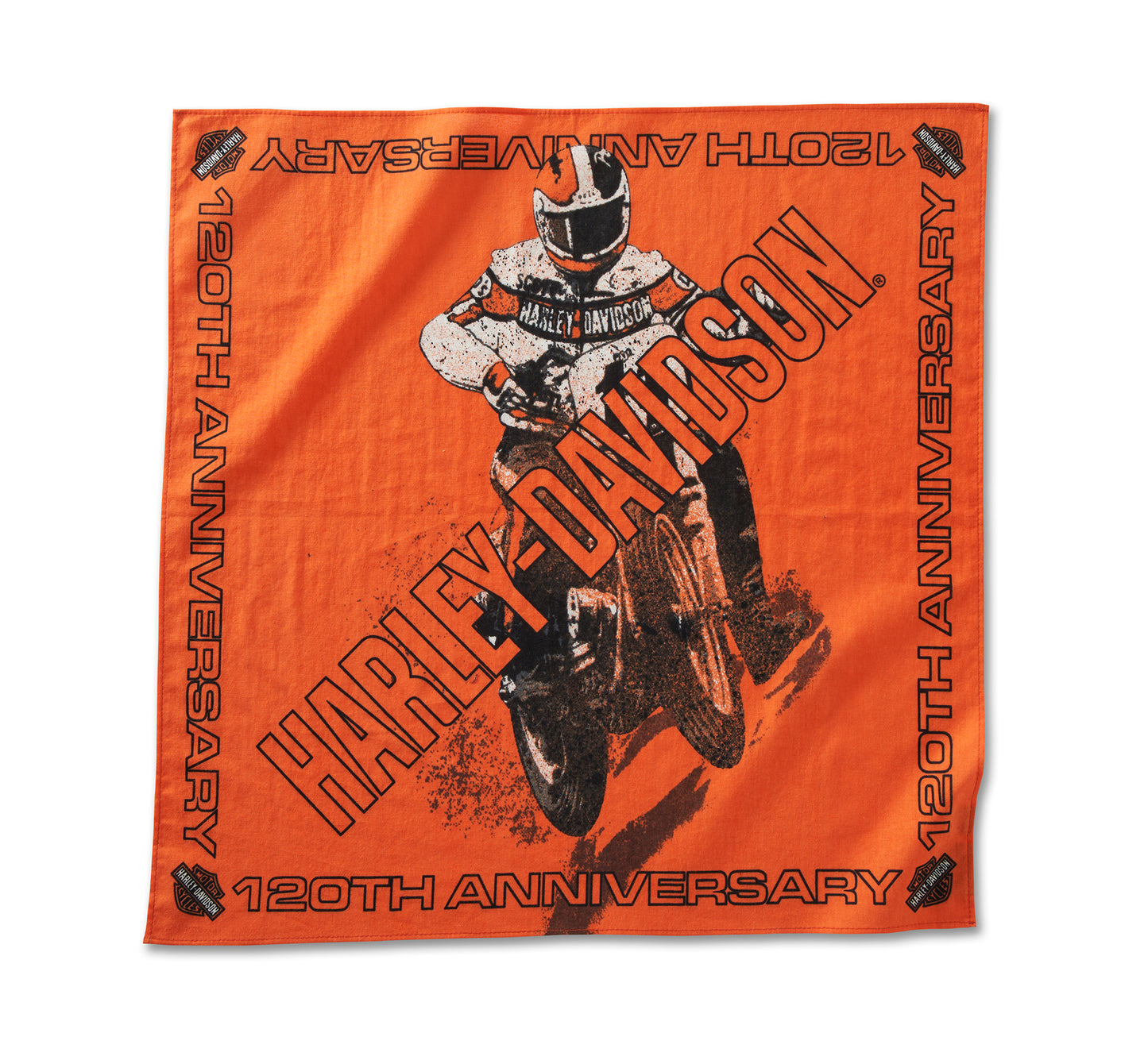 Harley-Davidson® 120th Anniversary Racing Bandana - Orange