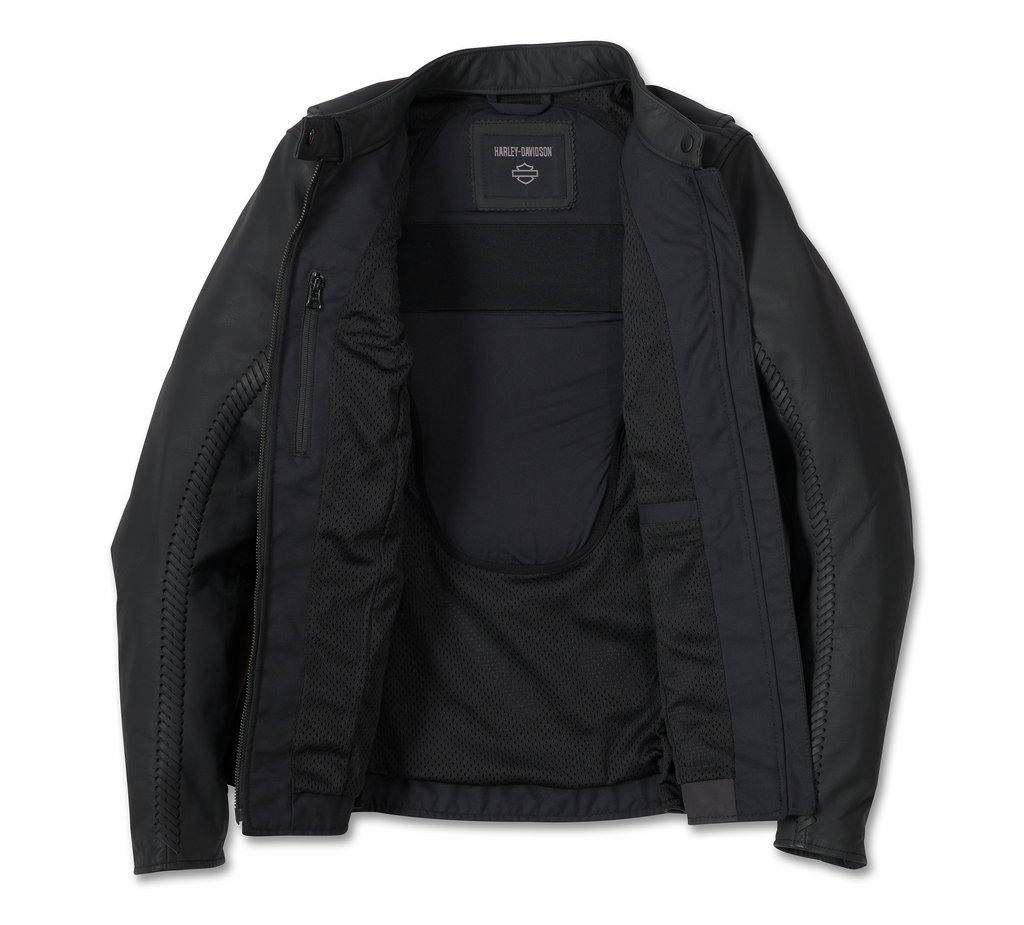 Harley-Davidson® Women's Moxie Willie G™ Laced Leather Riding Jacket