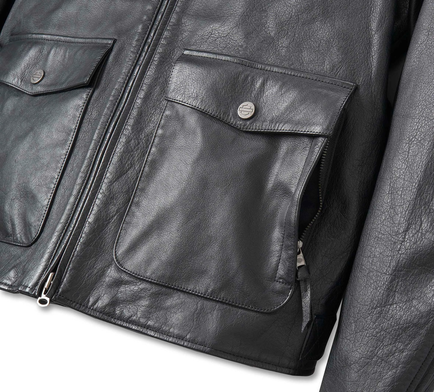 Harley-Davidson® Men's Captains Leather Jacket