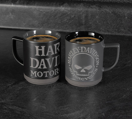 Harley-Davidson® Willie G Skull Mug Set