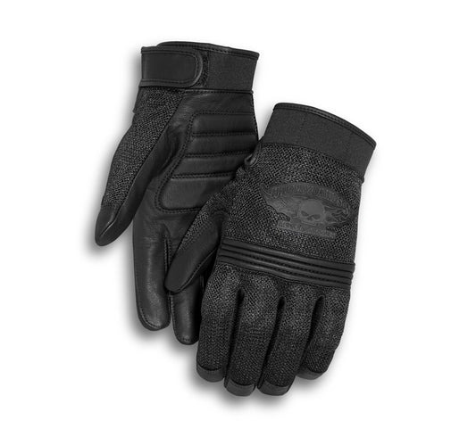 Harley-Davidson®  Men's Winged Willie G Skull Glove