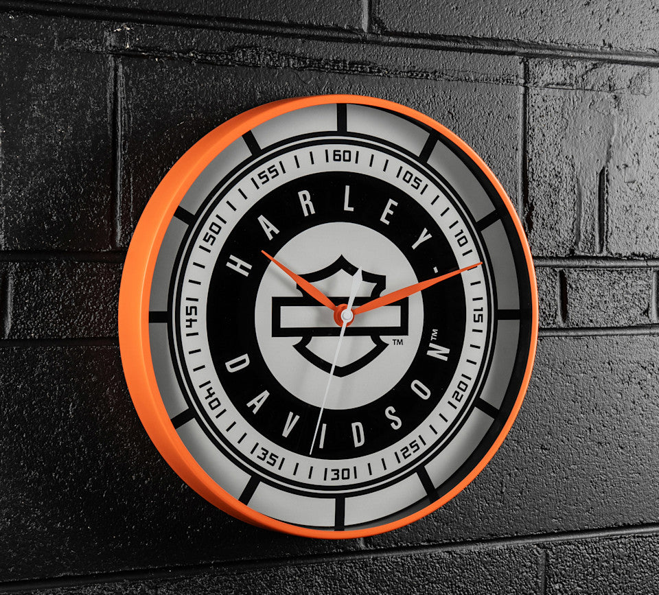 Harley-Davidson® SpeedMeter Clock