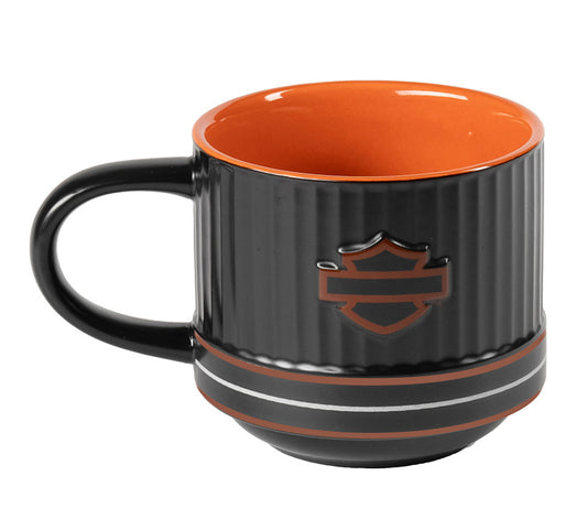 Harley-Davidson® Open Bar & Shield Embossed Mug Set