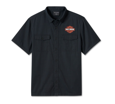 Harley-Davidson® Men's Bar & Shield Button Up Shirt