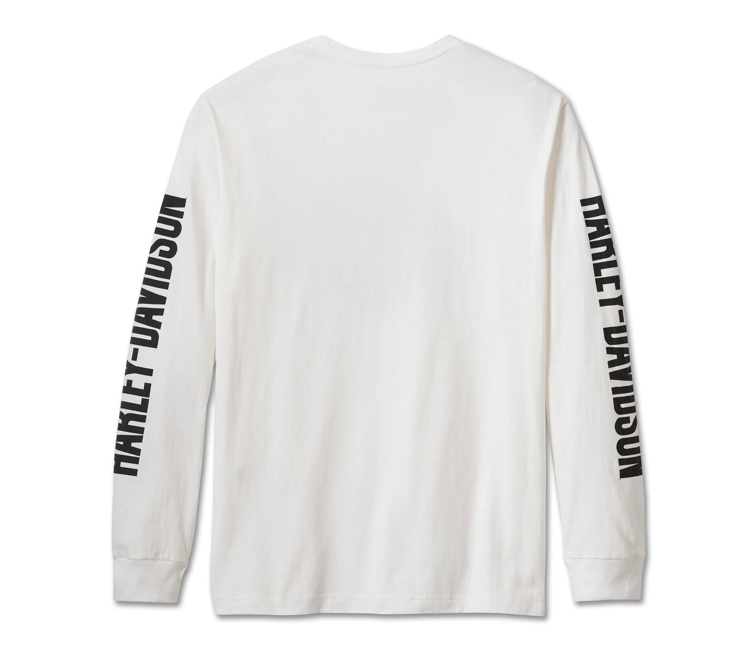 Harley-Davidson® Men's Bar & Shield Long Sleeve Tee - White