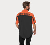 Harley-Davidson® Men's Coolcore B&S Shirt - Colorblocked - Vintage Orange