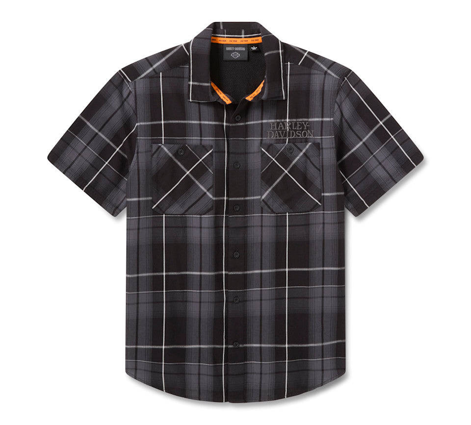 Harley-Davidson® Willie G Plaid Button Up Tee