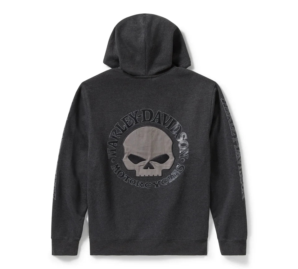 Willie G™ Skull Zip Front Hoodie