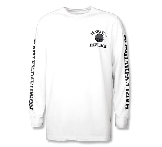 White Willie G™ Skull Long Sleeve Tee