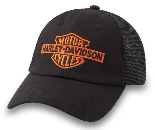 Harley-Davidson® Men's Oil Can Bar & Shield Stretch-Fit Baseball Cap