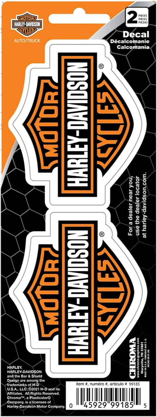 Harley-Davidson® Bar & Shield™ Decal 3" x 2.5" 2-Pack