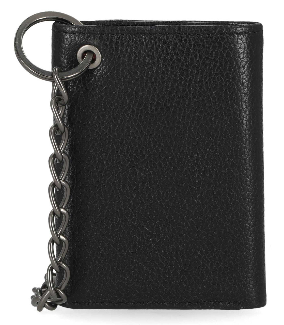 Harley-Davidson® Men's Bar & Shield Core Pebble Chain Tri-Fold Wallet, Black
