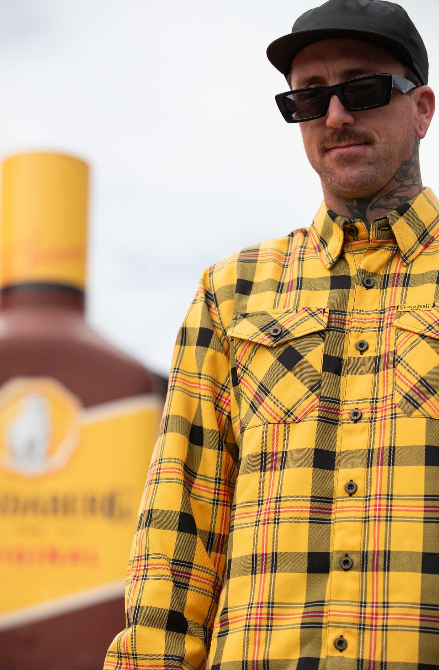 Bundaberg Rum Flannel Detail