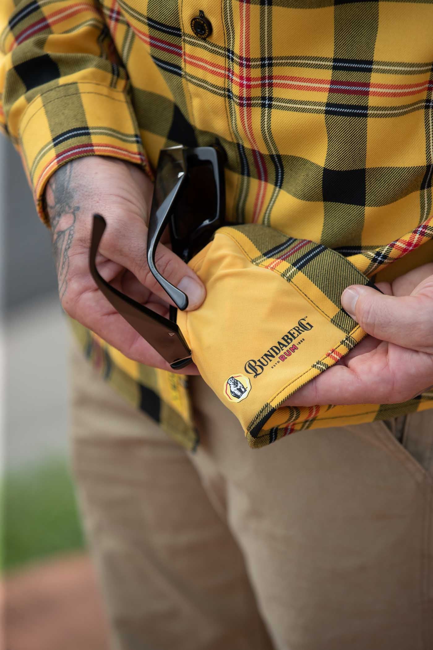 Bundaberg Rum Flannel Detail