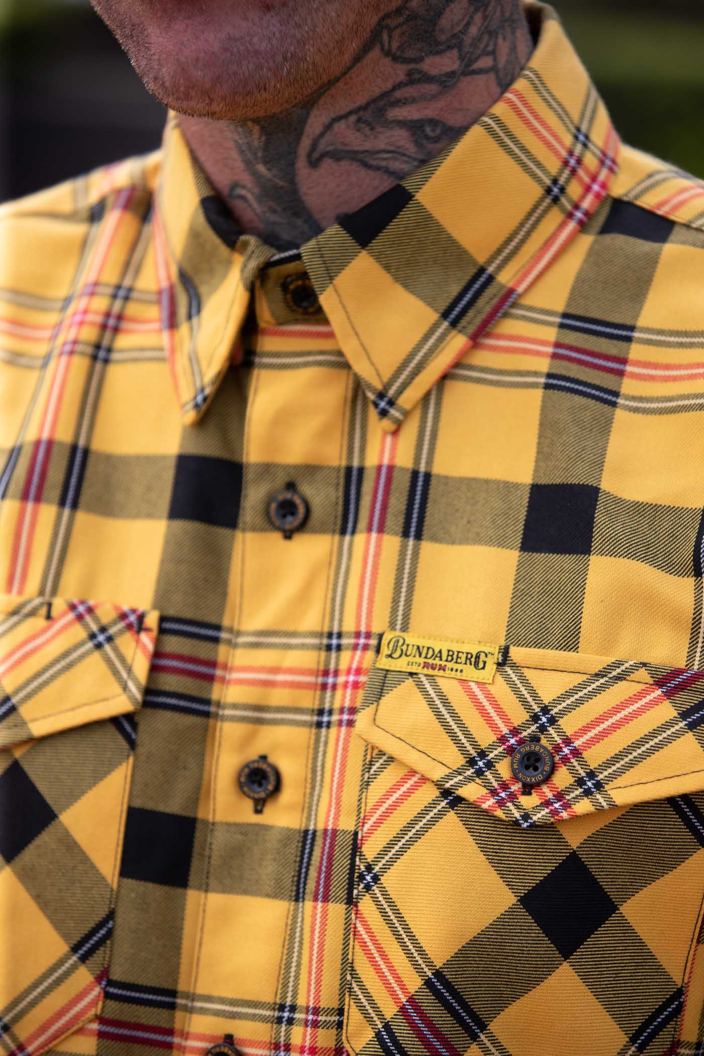 Bundaberg Rum Flannel Detail