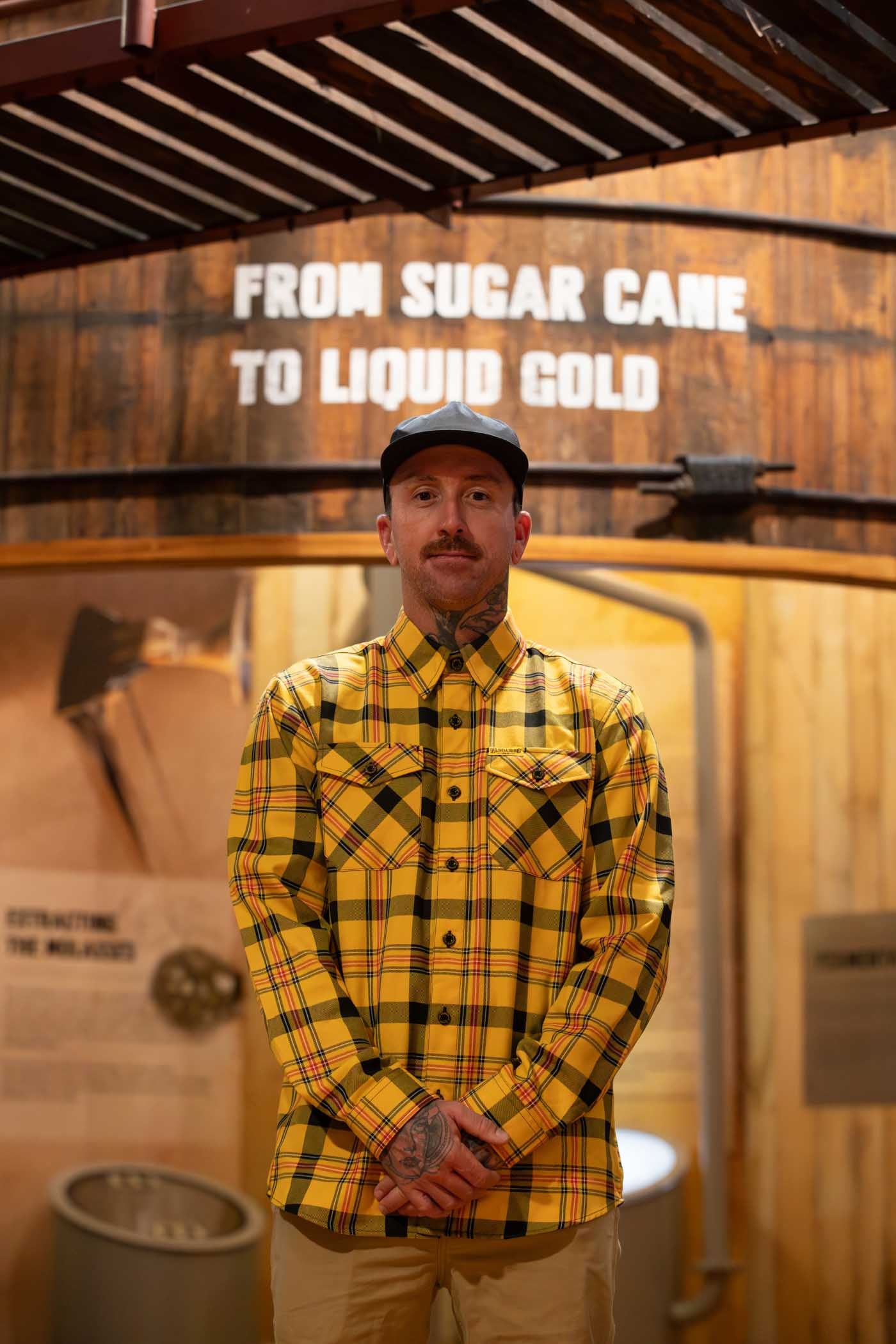 Bundaberg Rum Flannel Detail