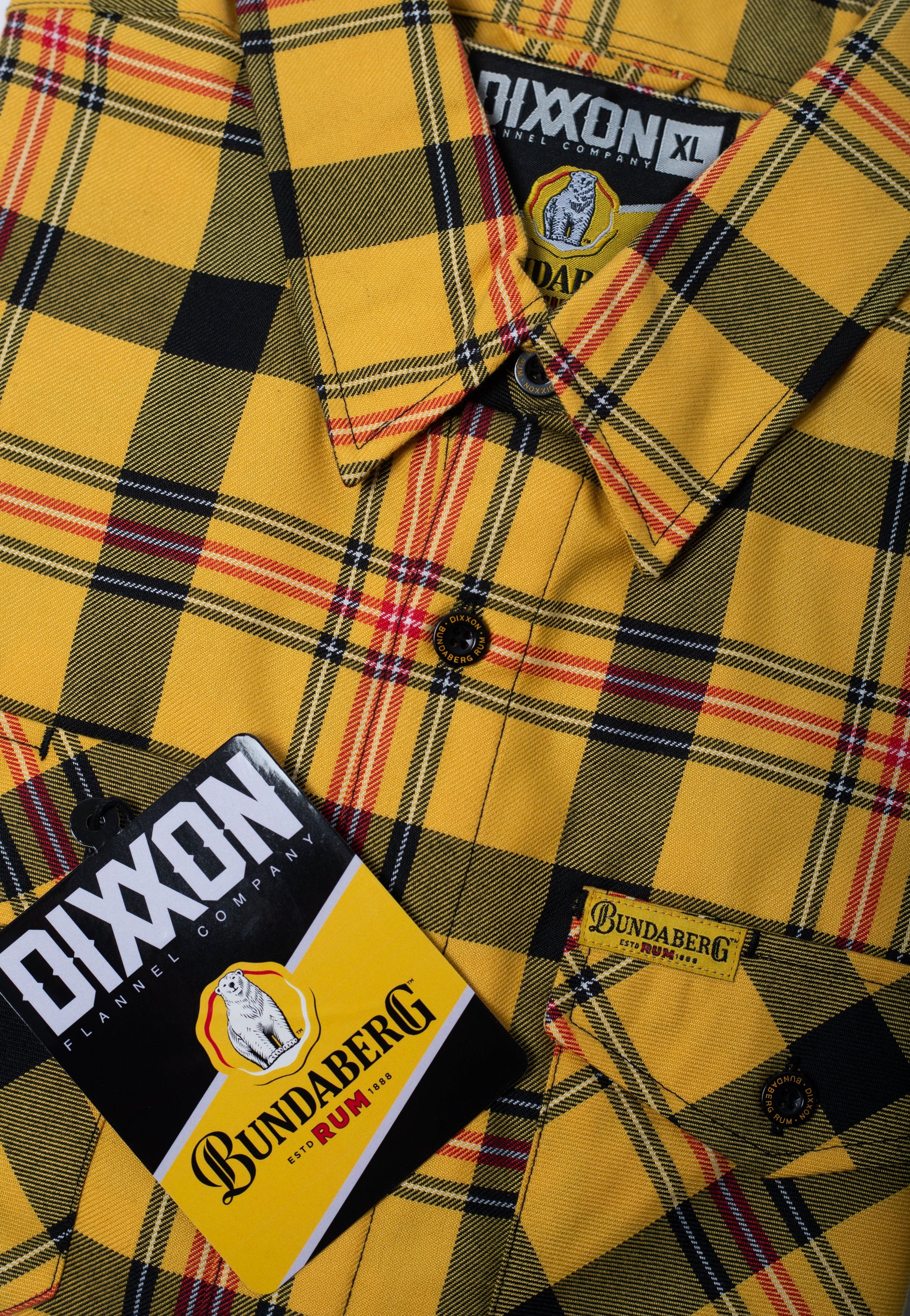 Bundaberg Rum Flannel Detail